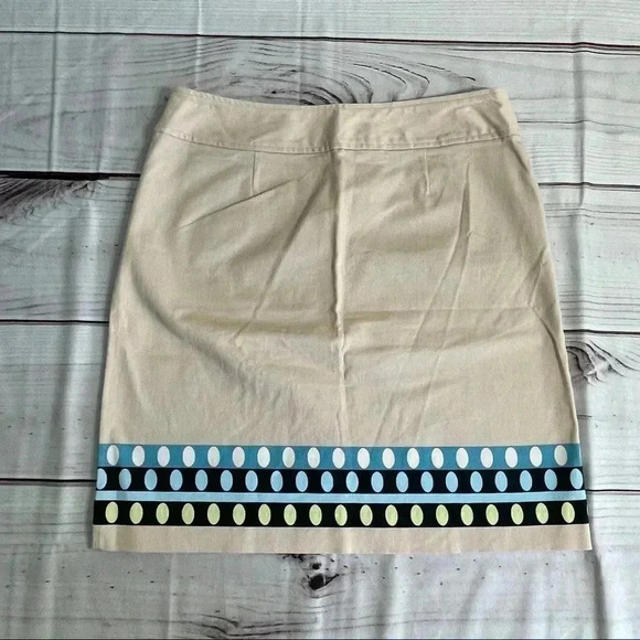 Geoffrey Beene Sport Beige Tan Stretch Skirt Sz 4 - Picture 10 of 14